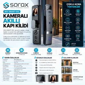 Kameralı Akıllı Kapı Kilidi