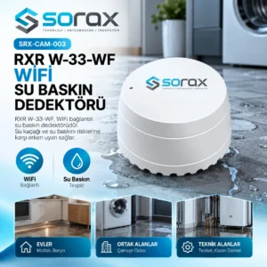 RXR W-33-WF WiFi Su Baskın Dedektörü