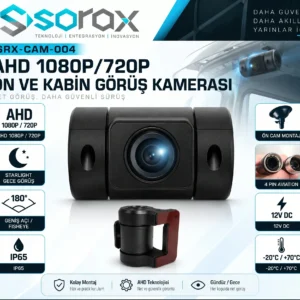 SRX-CAM-004 | AHD 1080P/720P Ön ve Kabin Görüş Kamerası
