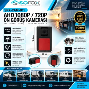 SRX-CAM-011 | AHD 1080P/720P Ön Görüş Kamerası